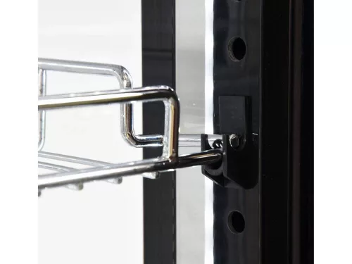 Yato Gastro álló látvány hűtőgép 400 L fekete