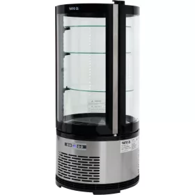 Yato Gastro torta hűtővitrin fekete 100l 48x48x103cm