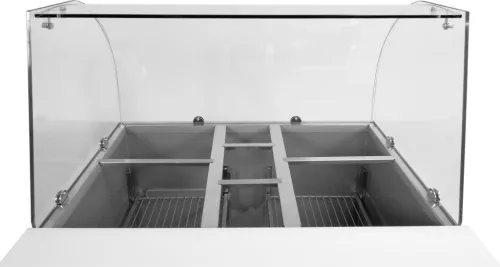 Yato Gastro 2 ajtós saláta hűtőasztal üveg tetővel 240l 240l 90x70x85cm