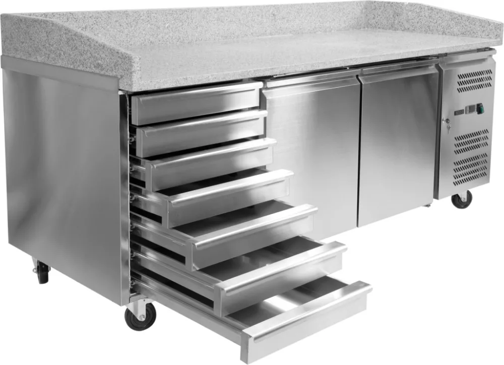 yato gastro hűtőasztal gránit lappal