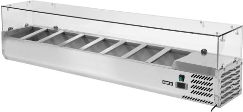 Yato Gastro hűtővitrin 8x1/4 gn 180x33,5x43,5cm