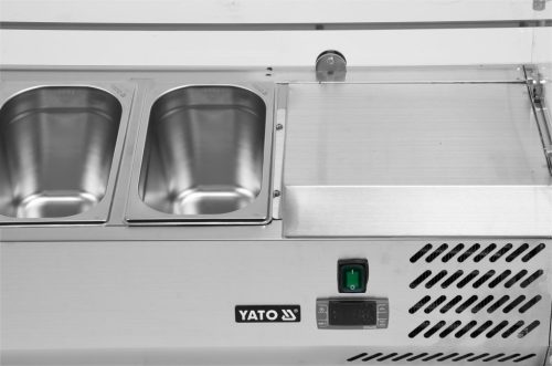 Yato Gastro hűtővitrin 8x1/4 gn 180x33,5x43,5cm