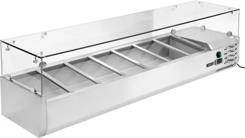 Yato Gastro hűtővitrin 7x1/3 gn 160x39,5x43,5cm