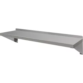 Yato Gastro rozsdamentes acél fali polc hátsó peremmel 1500x300x180 mm