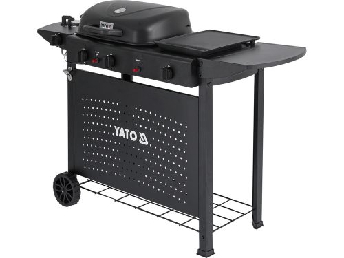 Yato 3 az 1-ben gázgrill 2+2 égővel 5kw Asahi