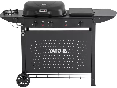 Yato 3 az 1-ben gázgrill 2+2 égővel 5kw Asahi