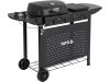 Yato 3 az 1-ben gázgrill 2+2 égővel 5kw Asahi