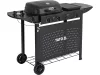 Yato 3 az 1-ben gázgrill 2+2 égővel 5kw Asahi