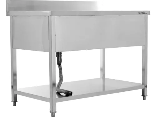 Yato Gastro egytálas mosogatóasztal 100×70 cm