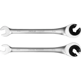 Yato racsnis csillag-villáskulcs, félig nyitott 9 mm