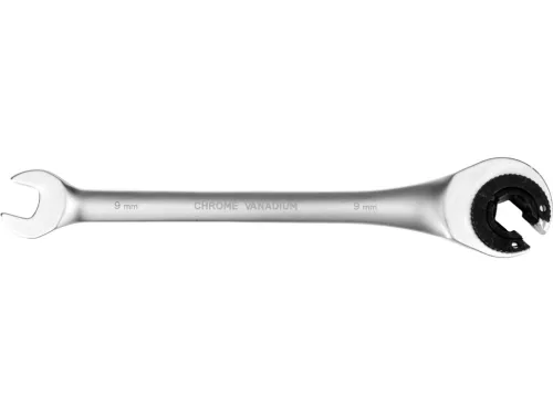 Yato racsnis csillag-villáskulcs, félig nyitott 9 mm