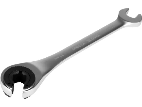 Yato racsnis csillag-villáskulcs, félig nyitott 11 mm