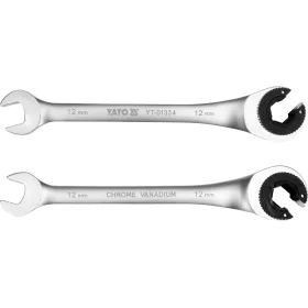 Yato racsnis csillag-villáskulcs, félig nyitott 12 mm