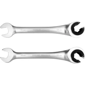 Yato racsnis csillag-villáskulcs, félig nyitott 18 mm