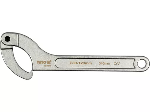 Yato állítható körmös kulcs 80-120 mm / 340 mm