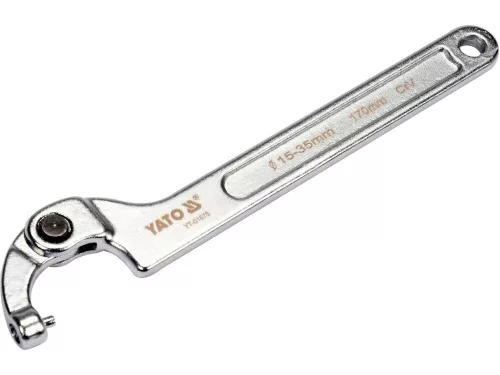 Yato állítható csapos körmös kulcs 15-35 mm / 170 mm