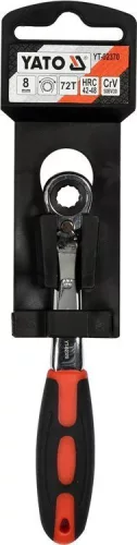 Yato racsnis csillagkulcs hajlított 8 mm / 140 mm