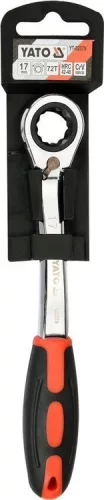 Yato racsnis csillagkulcs hajlított 17 mm / 225 mm