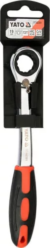 Yato racsnis csillagkulcs hajlított 19 mm / 225 mm