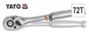 Yato racsnis hajtószár 1/2" 250 mm 72T