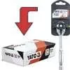 Yato racsnis hajlított hajtószár 1/4" 145 mm 72T