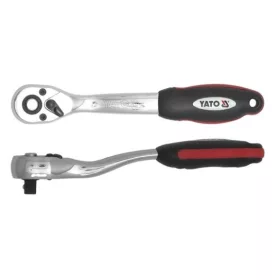 Yato racsnis hajlított hajtószár 1/2" 250 mm 72T