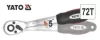 Yato racsnis hajlított hajtószár 1/2" 250 mm 72T