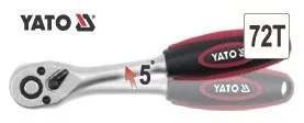Yato racsnis hajtószár 3/8" 197 mm 72T