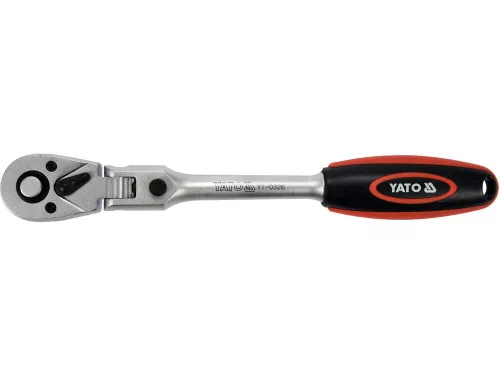 Yato racsnis hajtószár 3/8" 242 mm 72T csuklós ±90°