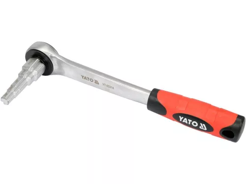 Yato lépcsős radiátorkulcs 1/2" racsnis hajtószárral 30T