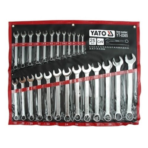 Yato csillag-villáskulcs készlet 25 részes 6-32 mm