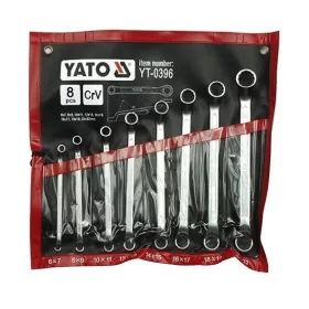 Yato hajlított  Csillagkulcs készlet 8 részes 6-22 mm