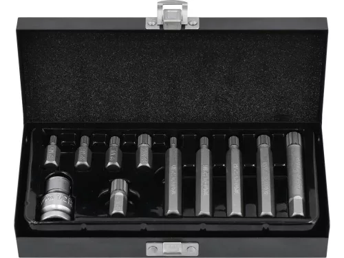 Yato spline Bit készlet, 30/75 mm 1/2 col - 11 részes