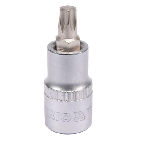 Yato torx 45 bithegy dugófejjel, 1/2 col - CrV - TORX 45