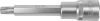 Yato torx 45 bithegy dugófejjel, 1/2 col - CrV - hosszított