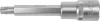 Yato torx 45 bithegy dugófejjel, 1/2 col - CrV - hosszított