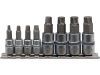 Yato roncsolt imbuszcsavar kiszedő dugókulcs készlet 8 részes 1/4" 3/8"