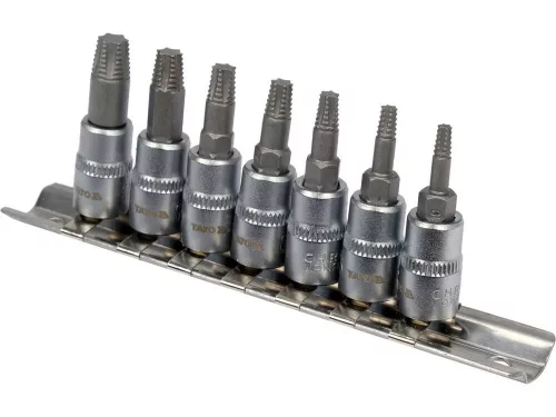 Yato roncsolt Torx csavar kiszedő dugókulcs készlet 7 részes 1/4"