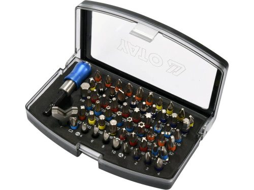 Yato bithegy 59 részes készlet (PZ, PH, TORX, HEX, Flat, Lapos, S, C, TW, TS)