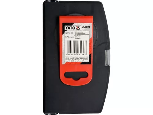 Yato bithegy 59 részes készlet (PZ, PH, TORX, HEX, Flat, Lapos, S, C, TW, TS)