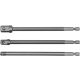 Yato dugókulcs adapter készlet 3 részes 1/4" Hex 1/4", 3/8", 1/2" négyszög CrV
