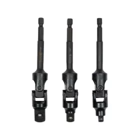 Yato csuklós dugókulcs adapter készlet 3 részes 1/4" Hex -> 1/4" 3/8" 1/2" négyszög CrV