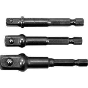 Yato dugókulcs adapter 3 részes készlet 1/4" Hex -> 1/4", 3/8", 1/2" négyszög