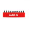 Yato bithegy készlet 10 részes PZ2 x 25 mm