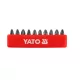 Yato bithegy készlet 10 részes PZ2 x 25 mm