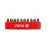 Yato bithegy készlet 10 részes PZ3 x 25 mm