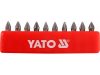 Yato bithegy készlet 10 részes PH1 x 25mm