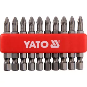 Yato bithegy készlet 10 részes PH2 x 50 mm tartóban