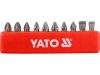 Yato Bithegy készlet 10 részes 25 mm  (PH1 - PH2 - PZ1 - PZ2 - Lapos )