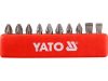 Yato bithegy készlet 10 részes 25 mm  (PH1 - PH2 - PZ1 - PZ2 - Lapos )